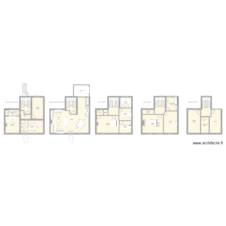 maison nogent 2. Plan de 24 pièces et 251 m2
