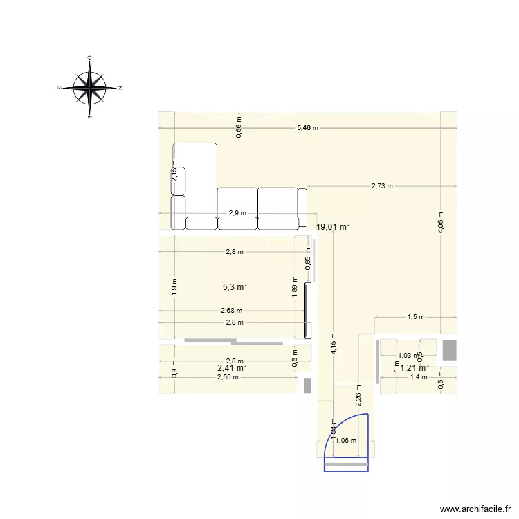 Appartement Clamart - &agrave; refaire. Plan de 0 pièce et 0 m2