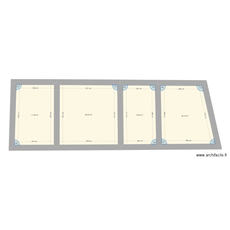 Le Bérard 2. Plan de 0 pièce et 0 m2