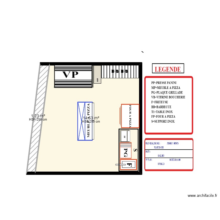 PLAN MINE'S 2. Plan de 2 pièces et 16 m2