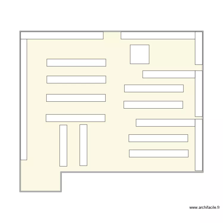 Animalerie Jardiland. Plan de 1 Pièce et 65 m² Animalerie Jardiland. Plan de 1 Pièce et 65 m²