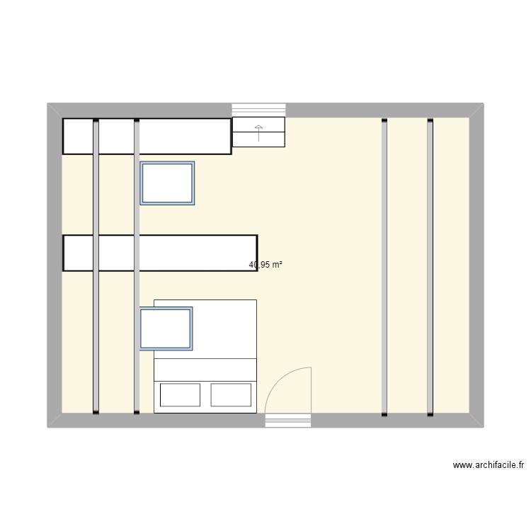 chambre rblt. Plan de 0 pièce et 0 m2