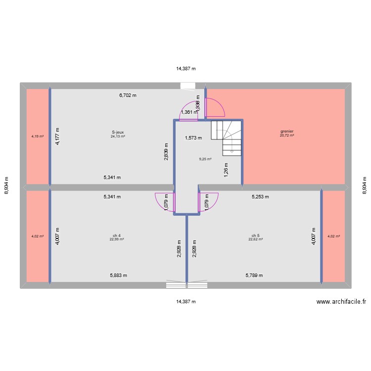 yssingeaux 2eme. Plan de 8 pièces et 112 m2
