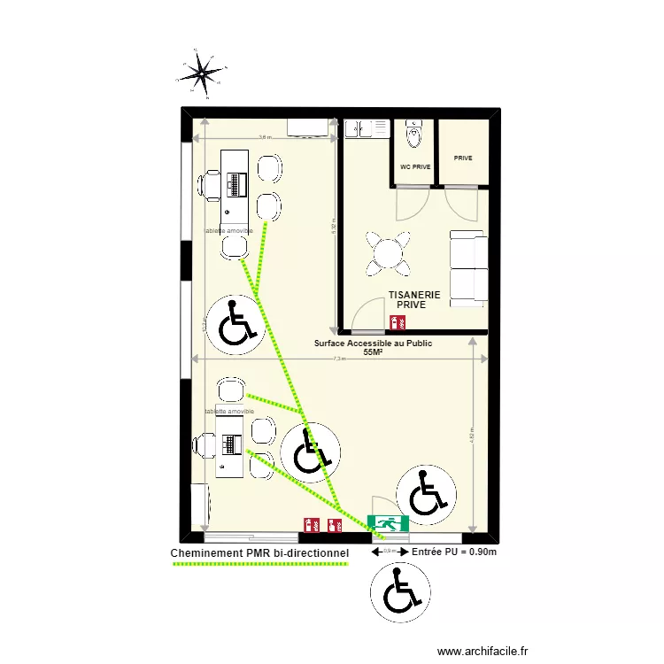 IMMO DU SUD EST. Plan de 