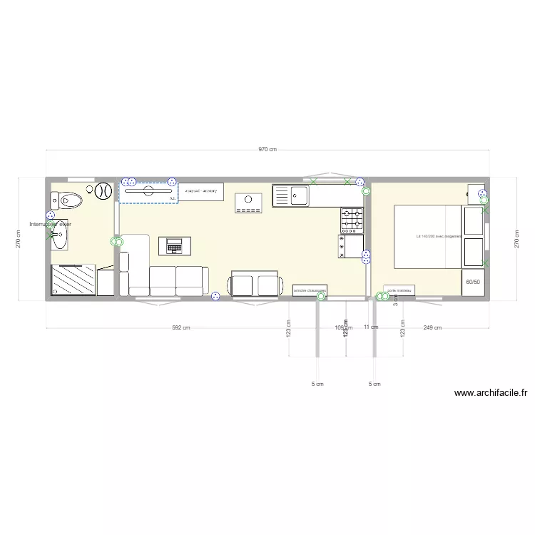 ROULOTTE. Plan de ROULOTTE. Plan de