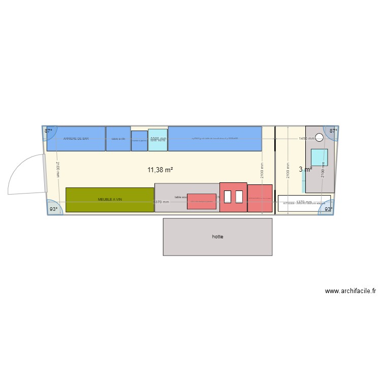 CAZE. Plan de 0 pièce et 0 m2