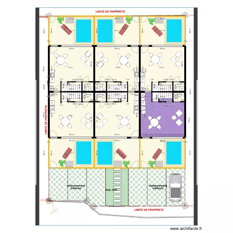 Beauregard plan int&eacute;rieur rdc. Plan de 