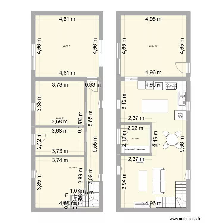 maison de l'imprimeur plan vide. Plan de 6 et 136 m² maison de l'imprimeur plan vide. Plan de 6 et 136 m²