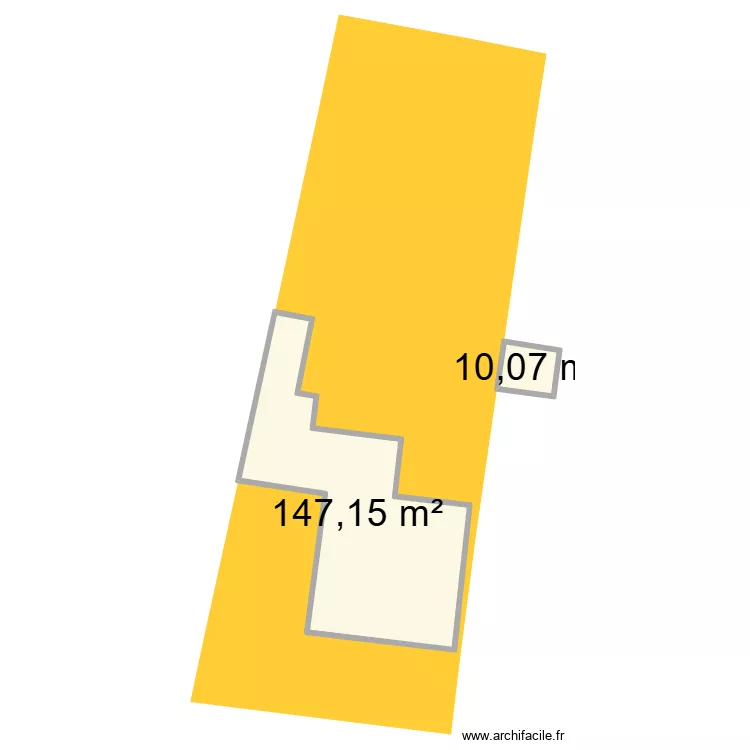 MAISON HAMBACH CADASTRE. Plan de 