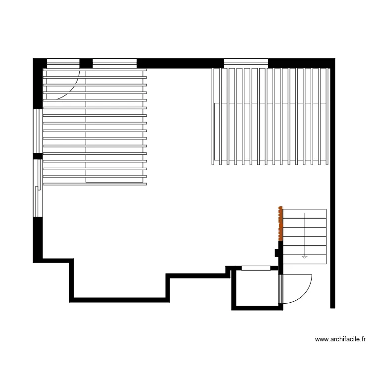 Grondin plafond 2. Plan de 