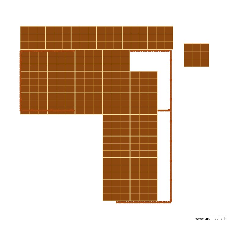 plan terrasse. Plan de 0 pièce et 0 m2