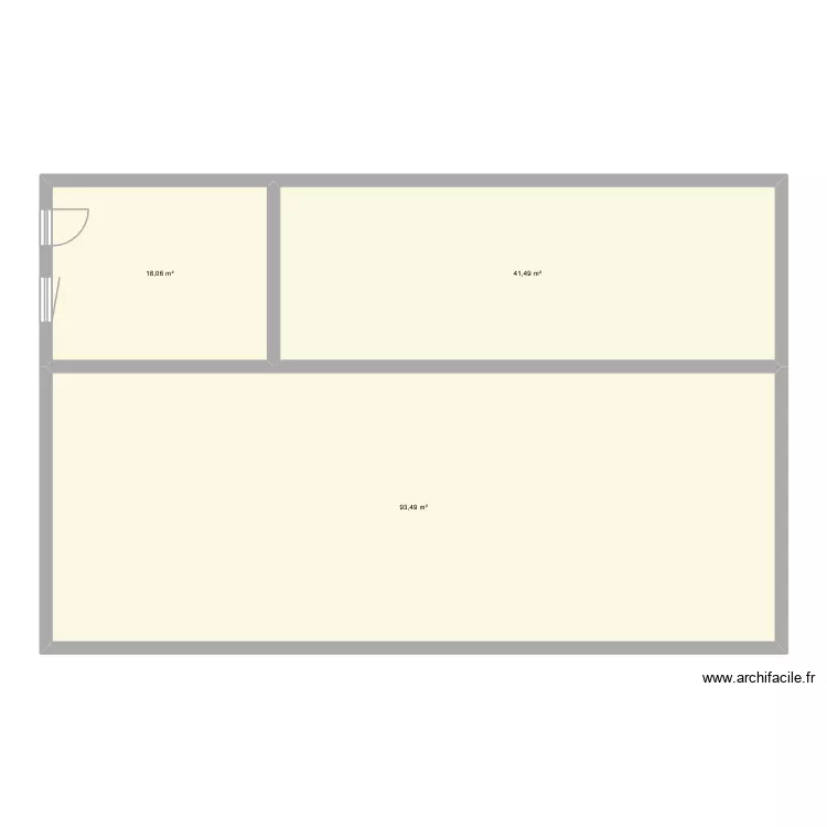 Pierre1. Plan de 3  et 153 m²