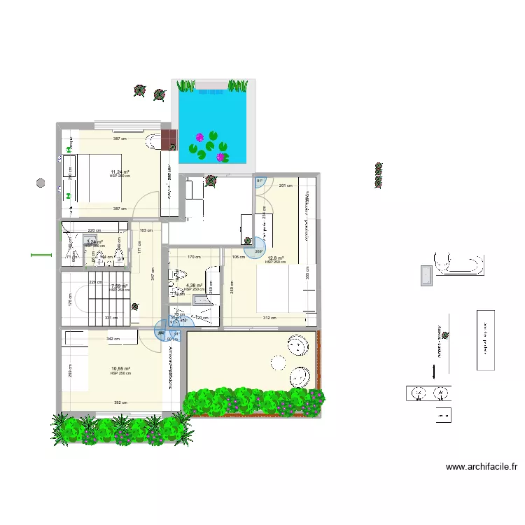 planta alta opcion B. Plan de 