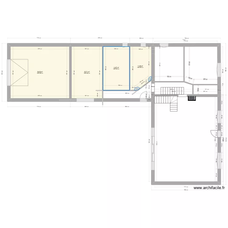 maison. Plan de maison. Plan de