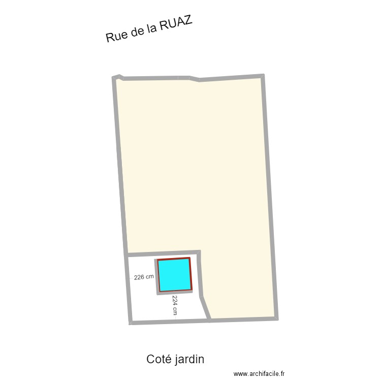 Plan cadastre de masse maison. Plan de 2 pièces et 178 m2