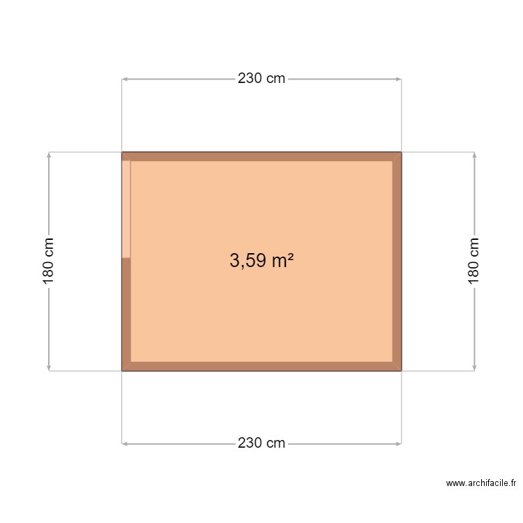 Abri de jardin du fond. Plan de 0 pièce et 0 m2