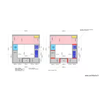 Plan de Cuisine Duplex 1 65cm