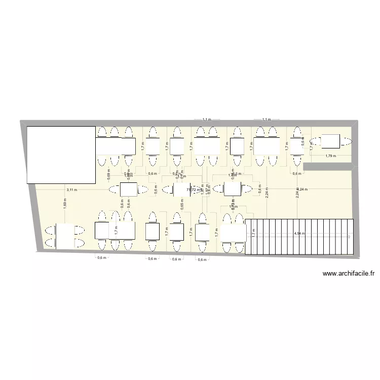 &Eacute;pi 2. Plan de 1  et 72 m²