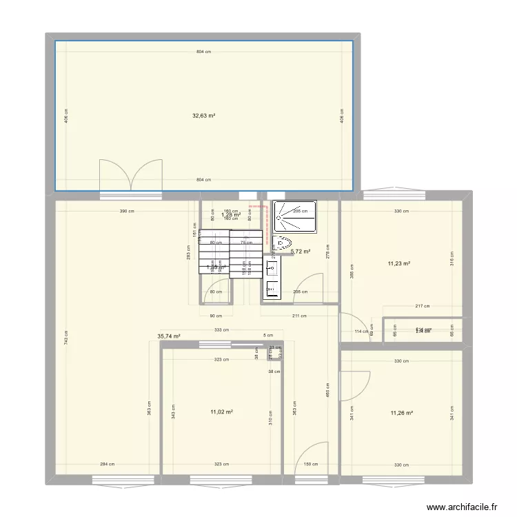 Maison Guy Moquet v8. Plan de 