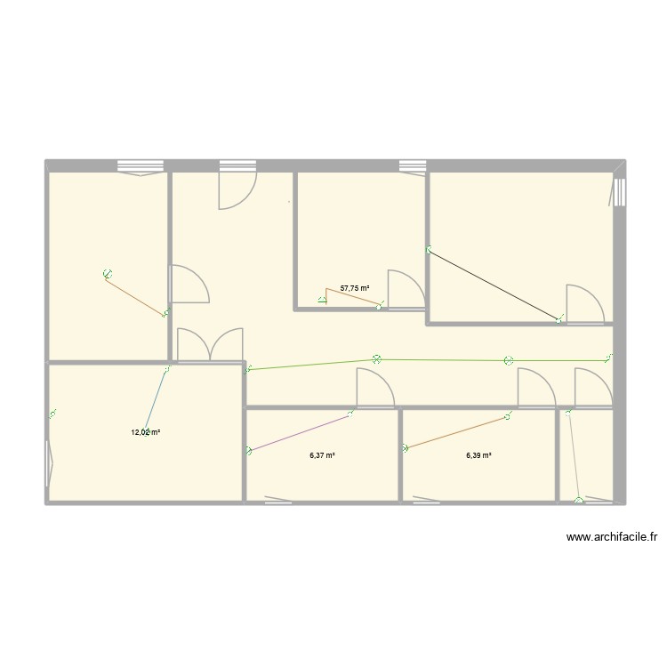 maison finit. Plan de 0 pièce et 0 m2