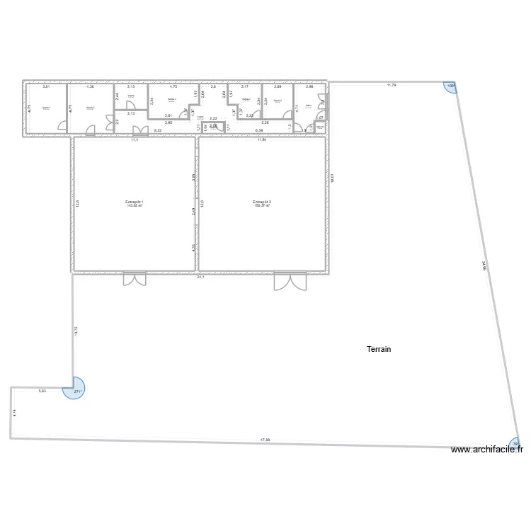 Local activit&eacute; Brignoles. Plan de 13  et 1339 m²