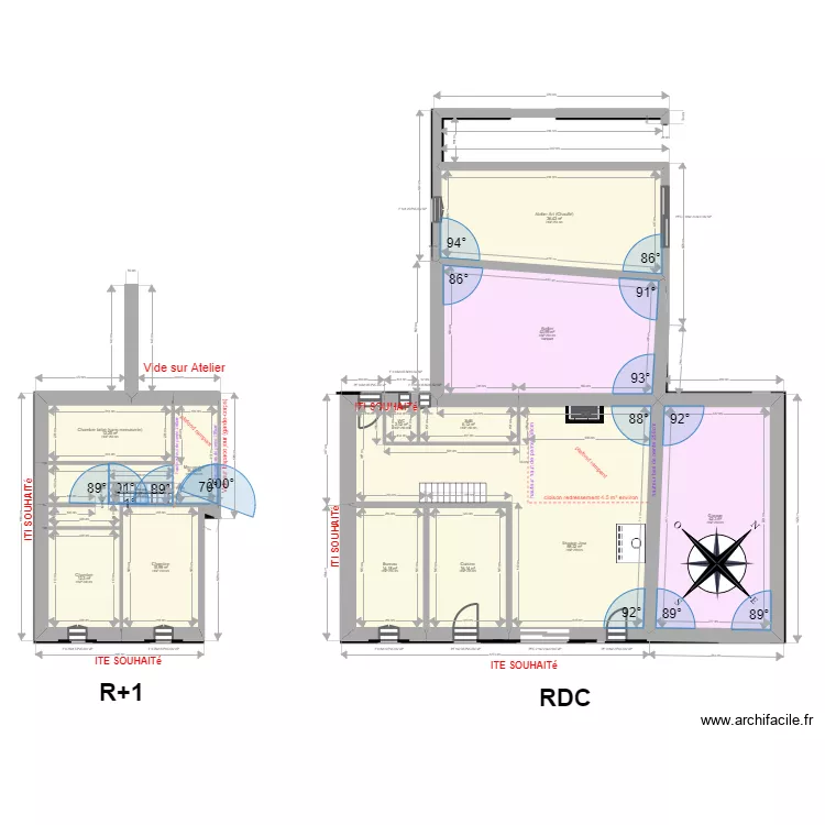 GYR-BOUCHER / TAHER. Plan de 