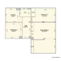 Appartement 2 (SDB cass&eacute;e)