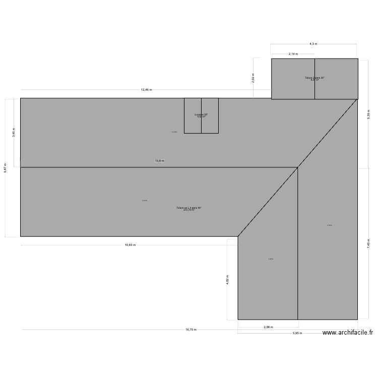 Maison-Dion-Valmont-1. Plan de 20 pièces et 223 m2