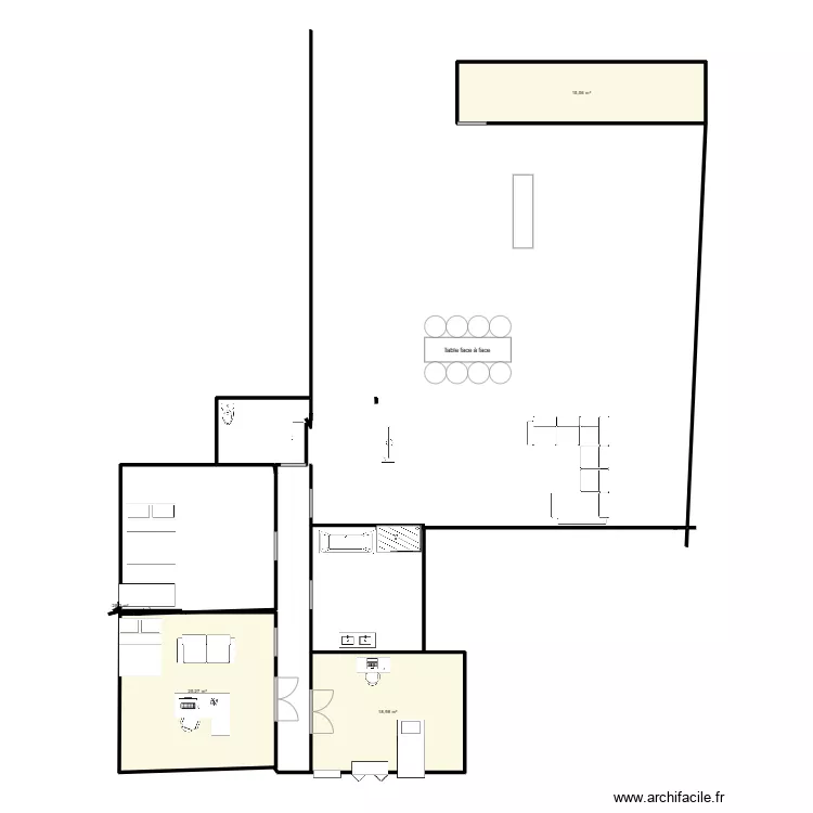 maison. Plan de maison. Plan de