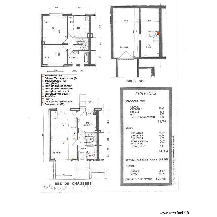 Maison Alexandra. Plan de 0 pièce et 0 m2