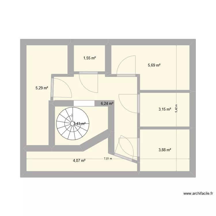 Cave bosquet. Plan de 