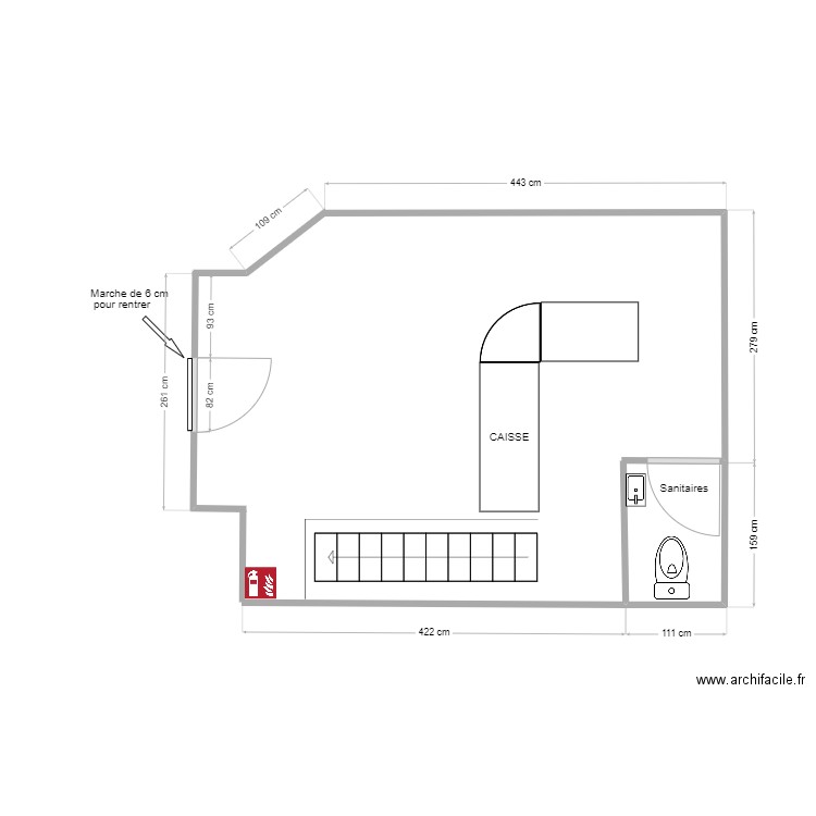 CB Detente. Plan de 0 pièce et 0 m2