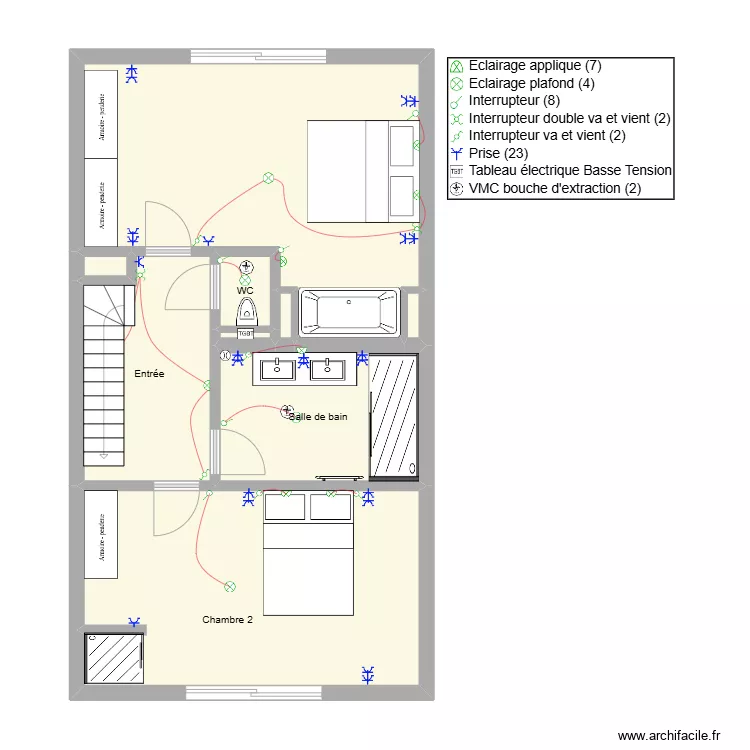 plan 2-&eacute;me ukkel. Plan de 