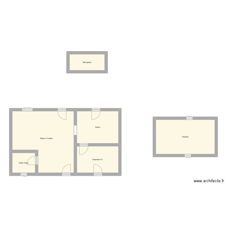 350602319. Plan de 6 pièces et 76 m2
