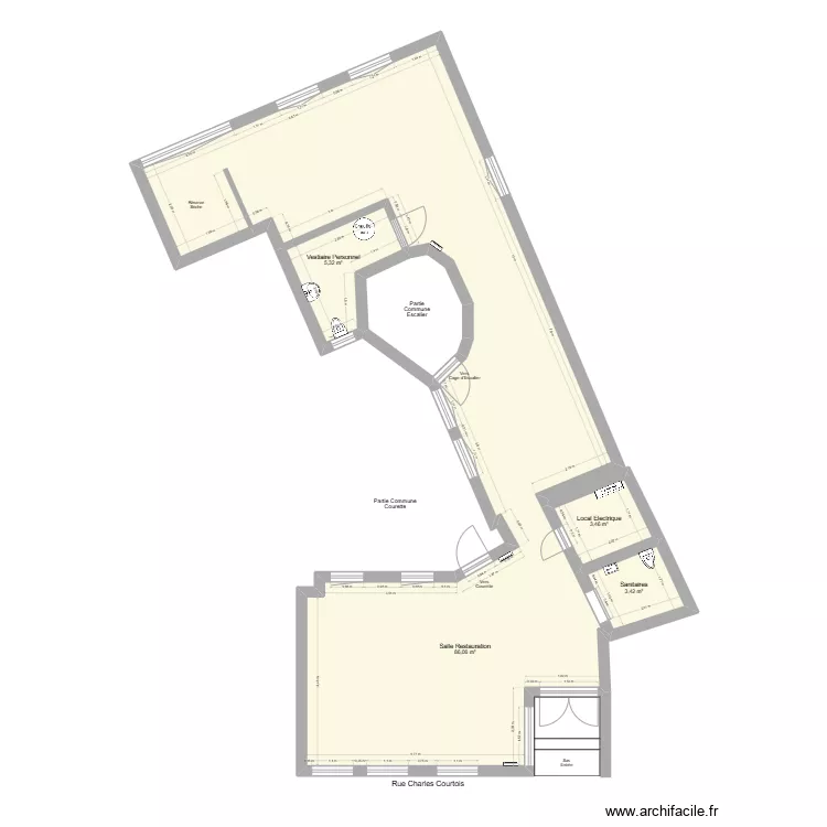 Le Kroque St Nic D&eacute;part. Plan de 