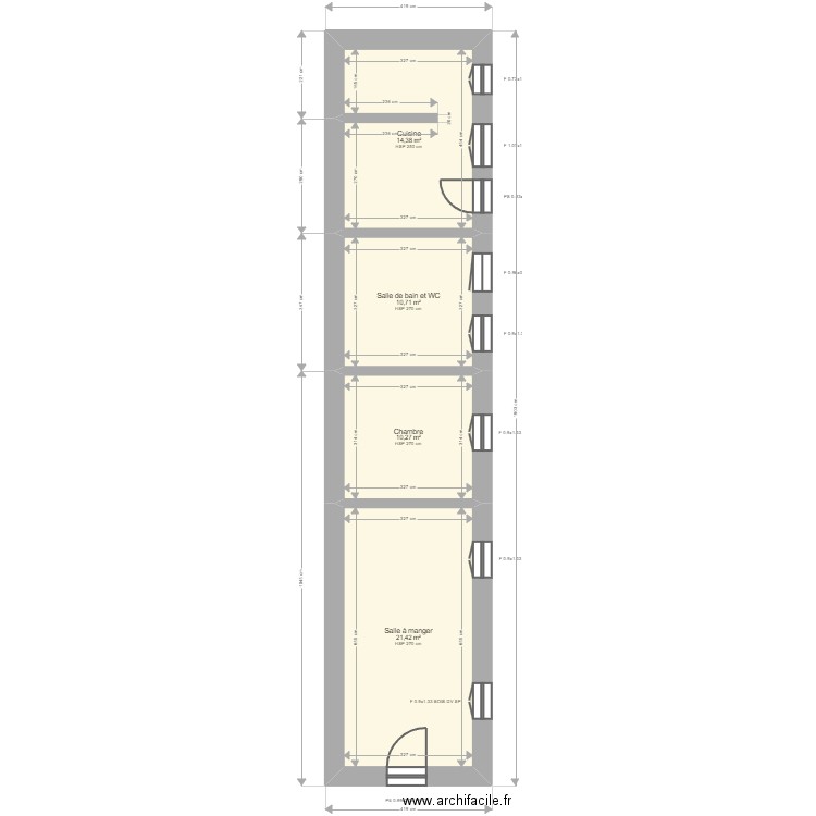 ML23052946. Plan de 28 pièces et 300 m2