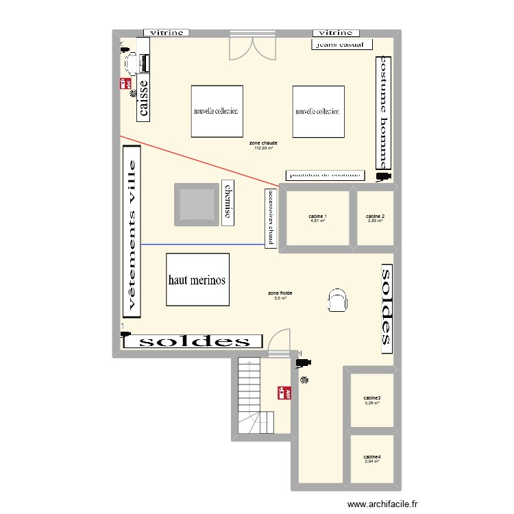 devred. Plan de 0 pièce et 0 m2