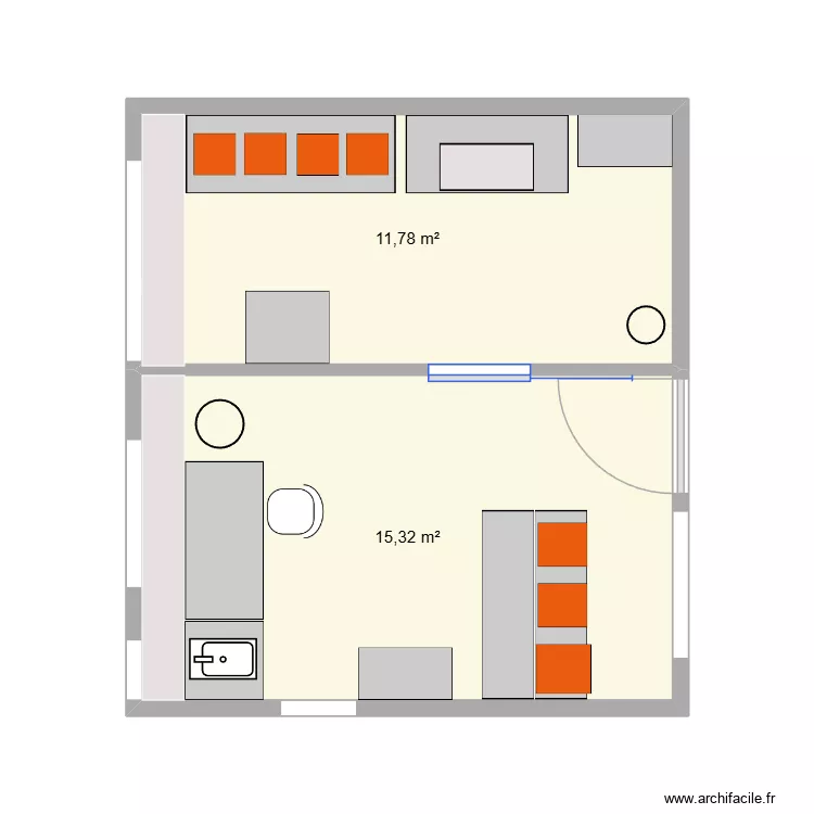 3DLAB 3.0 v2. Plan de 2  et 27 m²