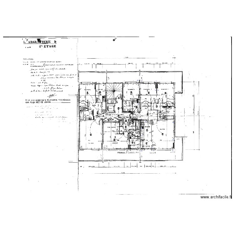 essai modif électricité plan appart 2. Plan de 0 pièce et 0 m2