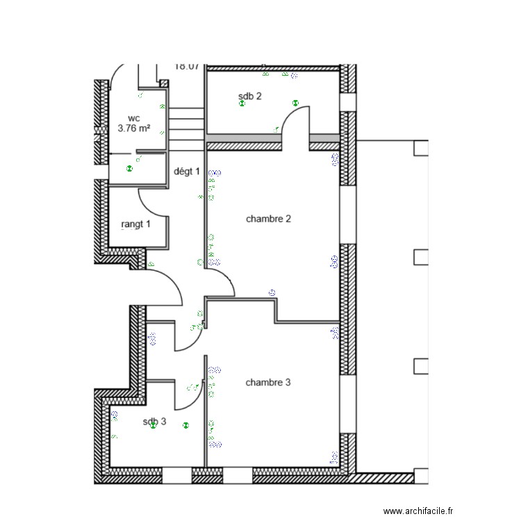 CH2 CH3 Elec. Plan de 0 pièce et 0 m2