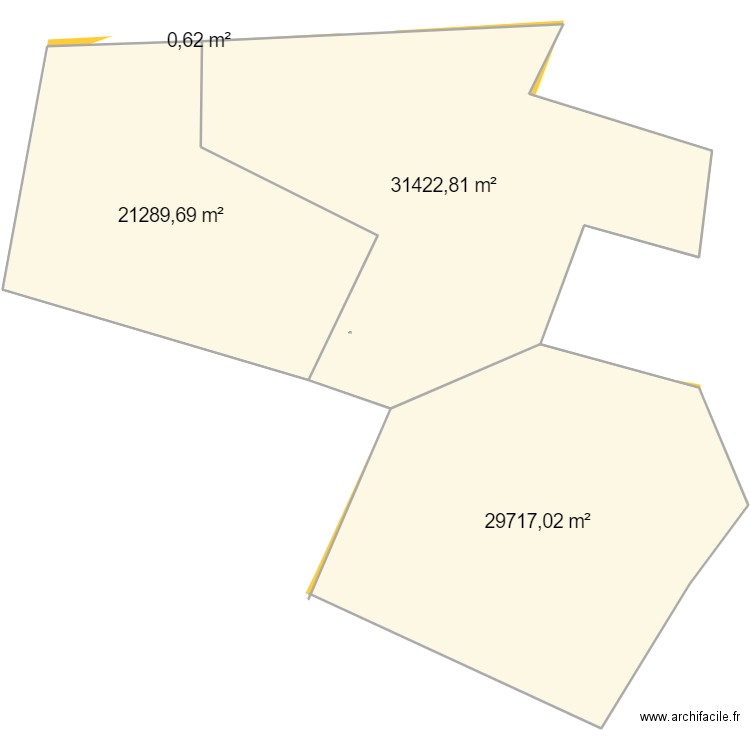 Niort Tranche . Plan de 4 pièces et 826 m2