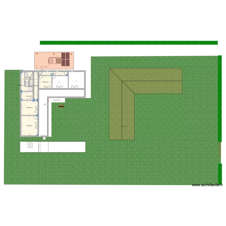8 CHEMIN DE LA TOUR 32300 MIRANDE. Plan de 8  et 83 m²