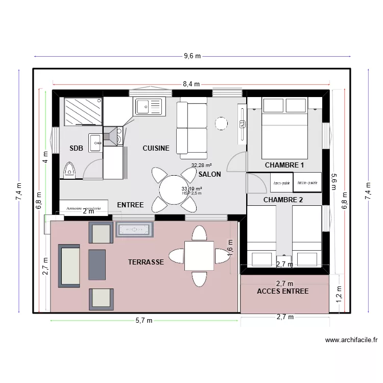PLAN DE MASSE 2. Plan de 