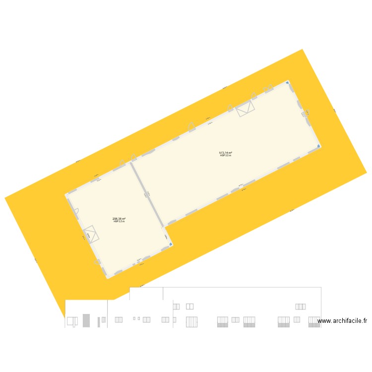 FRED. Plan de 5 pièces et 2315 m2
