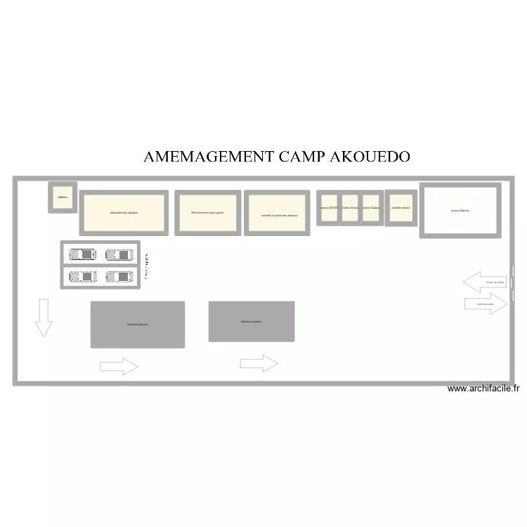 PLAN CENTRE IMMAT SPECIALE. Plan de 14  et 549 m²
