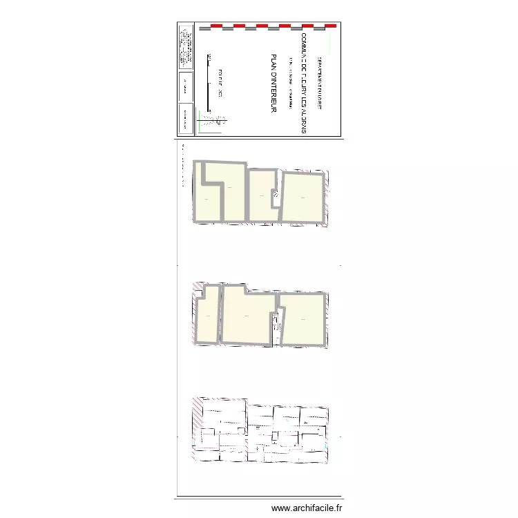 fleury les aubrais. Plan de 7  et 356 m²