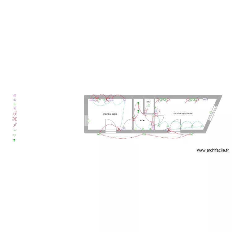 MAJ plan elec palais d'&eacute;t&eacute;. Plan de 