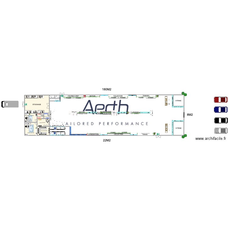 AERTH. Plan de 0 pièce et 0 m2