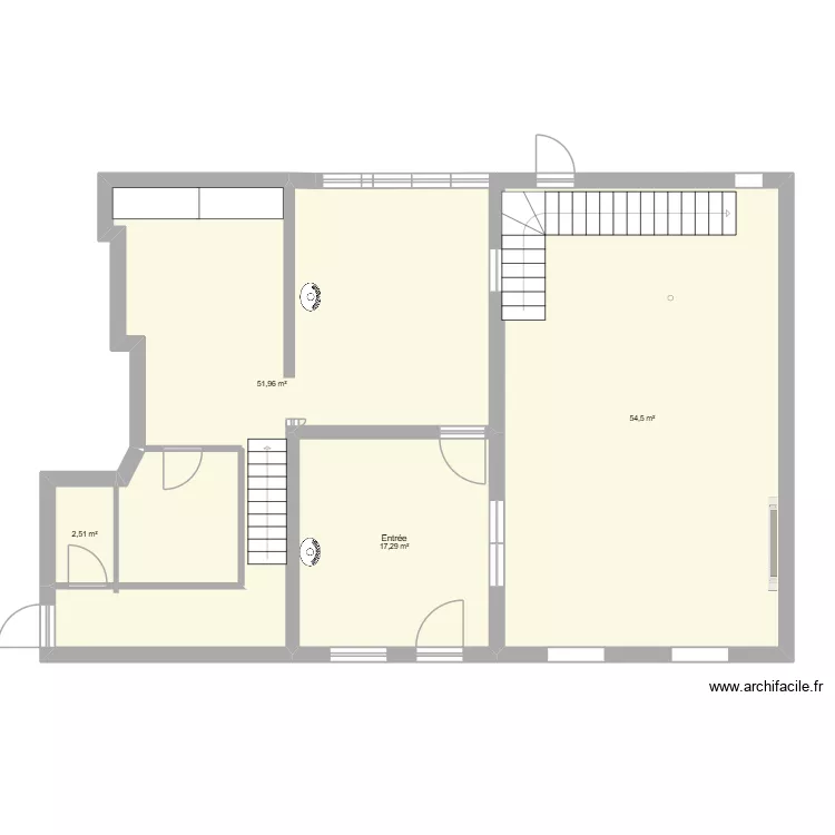 Martinsart rez de chauss&eacute;e 2. Plan de 4  et 126 m²