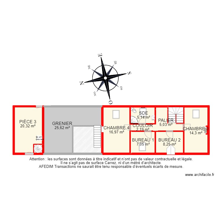 BI 18282 - . Plan de 46 pièces et 362 m2